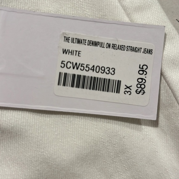 NWT Soft Surroundings The Ultimate Denimpull on Relaxed Jeans Size 3X. - Picture 8 of 8